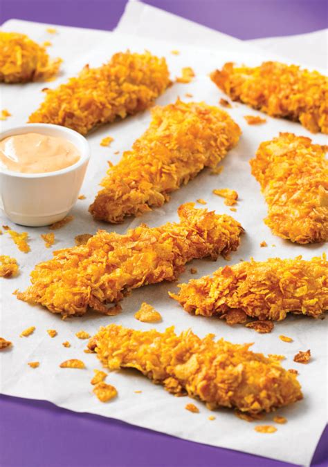 Crunchy Chicken Fingers With Sriracha Dipping Sauce The Best Of Bridge