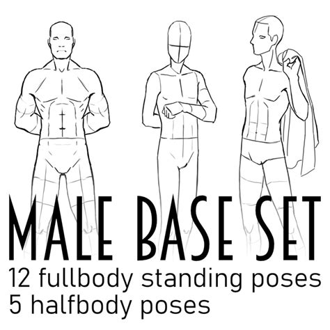 Share More Than Male Pose Anime Body Base Best In Cdgdbentre