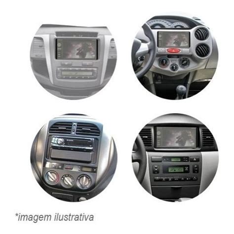 Moldura Dvd Din Toyota Etios Hilux Sw Corolla Fielder No Shoptime