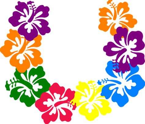 Hawaiian Flower Stencils - ClipArt Best