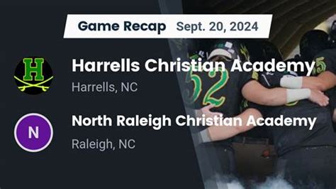 Football Recap Harrells Christian Academy Piles Up The Points Against