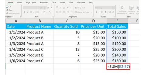 How To Sum A Column In Excel Ways Shortcut Included Master Data