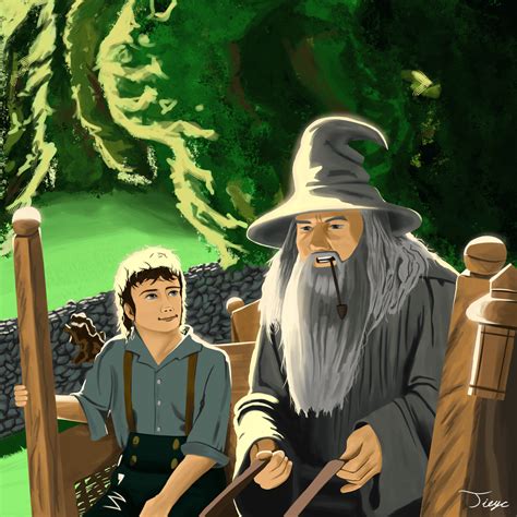 Gandalf & Frodo : r/lotr