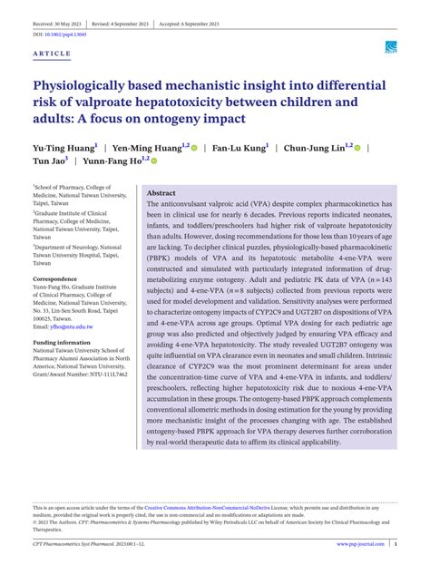 Pdf Physiologically Based Mechanistic Insight Into Differential Risk