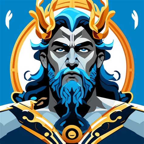 Hades Greek God Vector Illustration Premium Ai Generated Vector