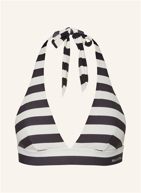 Marc O Polo Bralette Bikini In Ecru Schwarz