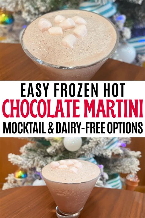 Frozen Hot Chocolate Martini Recipe - A Decadent Dessert in a Glass ...