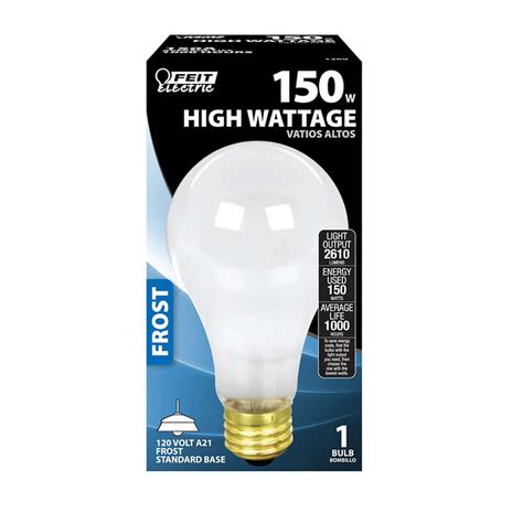 Feit Electric 150 W A21 A Line Incandescent Bulb E26 Medium Soft White 1 Pk Ace Hardware