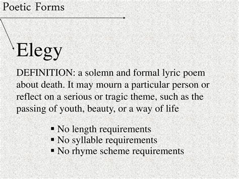 What Is An Elegy? || Definition And Examples College Of, 42% OFF