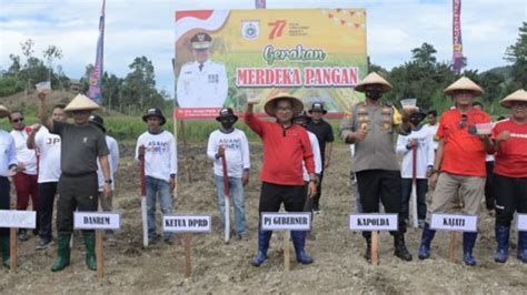 Mentan Dukung Gerakan Merdeka Pangan Di Sulbar