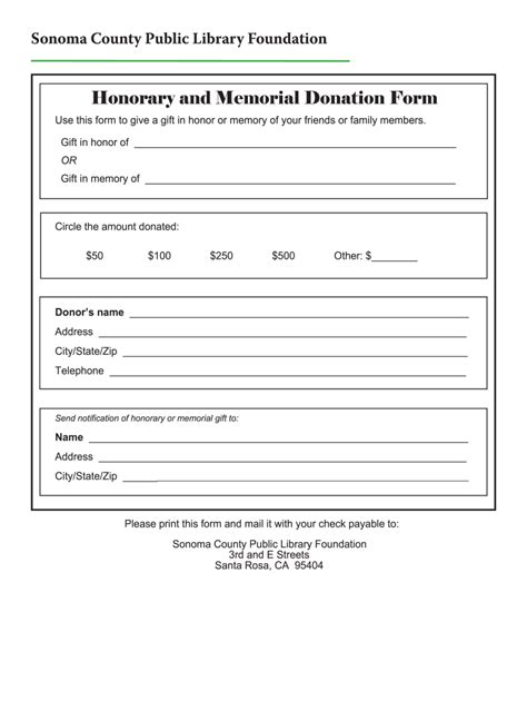 Funeral Contribution List Fill Online Printable Fillable Blank