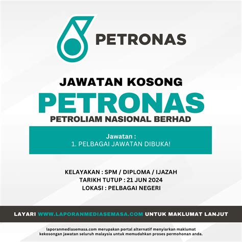 Jawatan Kosong Petronas Kelayakan Minima Spm Ambilan Jun