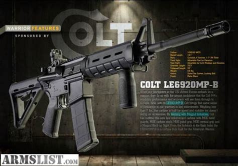 Armslist For Sale Colt Le6920 Mp B