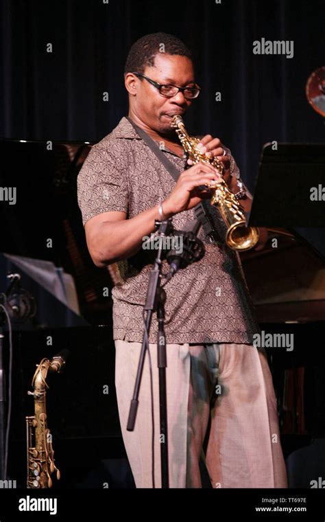 New York Usa 2 June 2008 Ravi Coltrane Performing On Stage At The