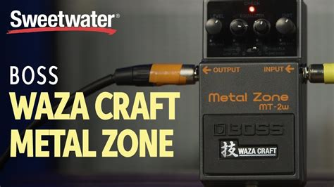 Boss Mt W Waza Craft Metal Zone Distortion Pedal Review Youtube