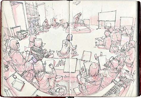 Artist Junggi Kim Yellowmenace Sketches Of Daily Life