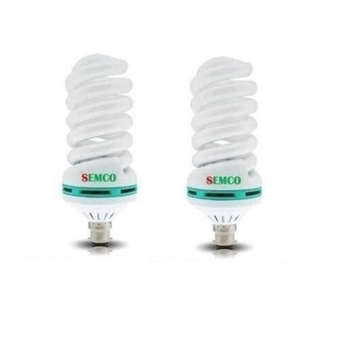 2 X SEMCO 40W Watt B22 Spiral Bayonet Cap ENERGY SAVING Light Bulb 160V