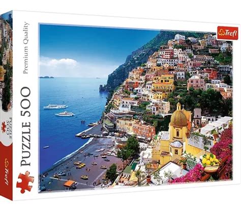 Rompecabezas Trefl Paisaje Positano Italia 500 Piezas 14 Envío gratis