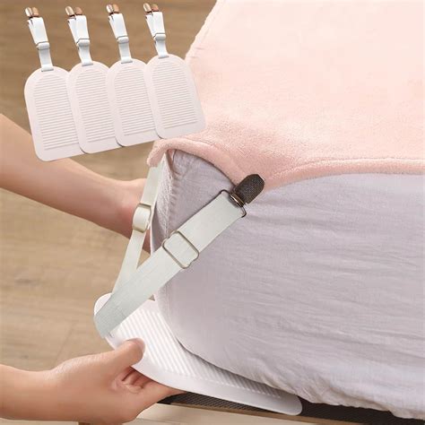 Oupuses Bed Sheet Holders Straps Keep Sheets Tight And Easy