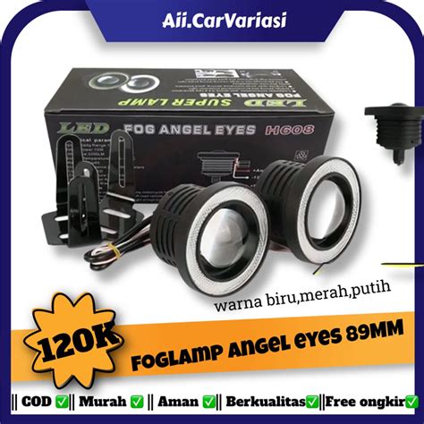 Jual Foglamp Lampu Kabut Sepasang Fog Lamp Angel Eyes Led Mm Eye