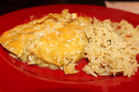 Journey To Fabulous Foods Hatch Green Chile Chicken Enchiladas