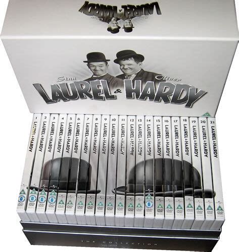 Laurel Hardy Movie Collection 21 DVD Box Set Hours Of Side