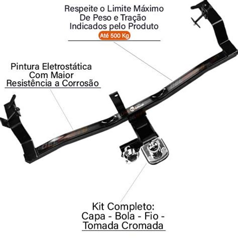 Comprar Engate Fixo Reboque Rabicho Renault Sandero A