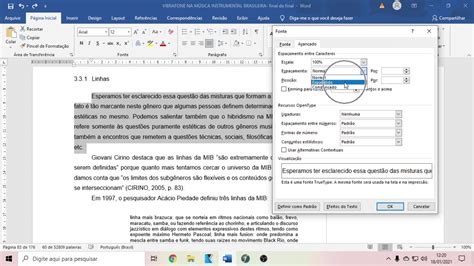 Diminuir E Aumentar Espa Amento Entre Caracteres Letras No Word Youtube