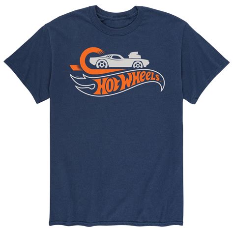 Hot Wheels Loop And Car Logo Men S Short Sleeve Graphic T Shirt Walmart