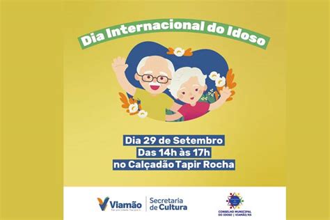 Confira A Programação No Dia Nacional Do Idoso E Dia Internacional Da