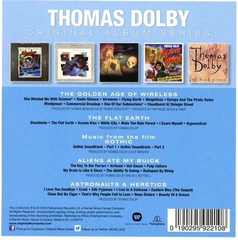 Original Album Series Dolby Thomas Original Album Series Cd Album Muziek