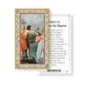 Prayer To St John The Baptist Gold Stamped Paper Holy Cards Count