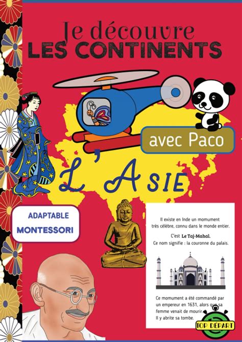 Buy Je découvre les continents avec Paco L ASIE Cahier de géographie