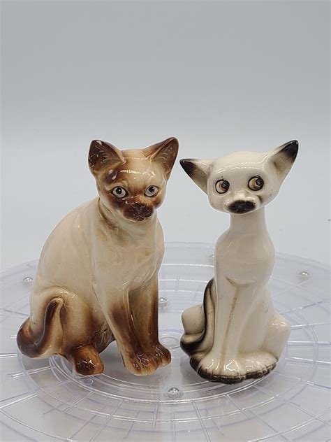 Vintage Siamese Cat Figurines Sold Separately Etsy