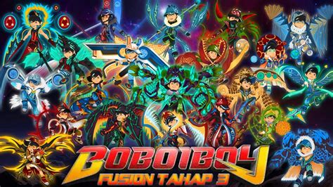 All Elemental Fusion BoBoiBoy Tahap 3 Compilation YouTube