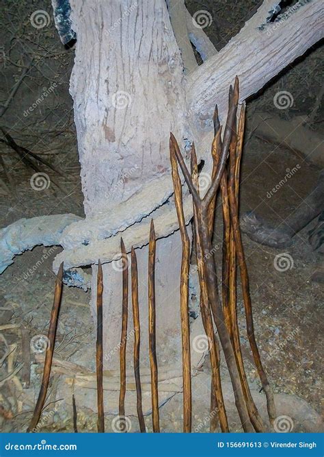 Ancient African Spear Weapon Editorial Stock Photo - Image of arrow ...