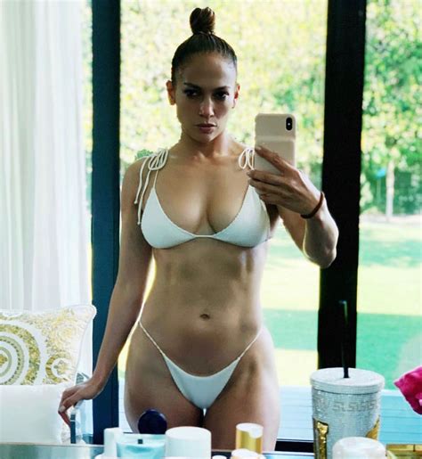 Jennifer Lopez Toned Bikini White DrunkenStepFather