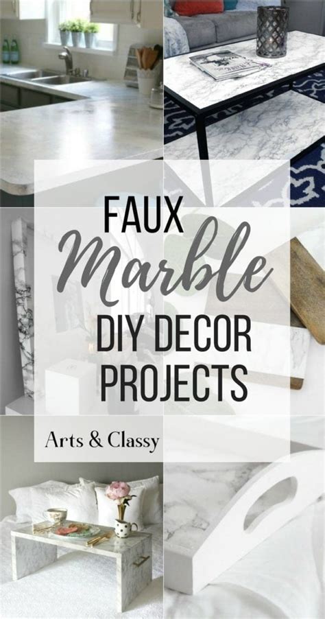 Unlock Cheap Fun Diy Faux Marble Decor Ideas Arts And Classy