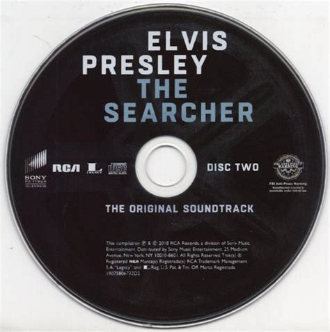 Covers Box Sk Elvis Presley The Searcher The Original Soundtrack