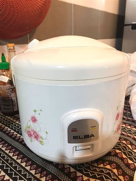 ELBA RICE COOKER 1 0L 5 5 Cups TV Home Appliances Kitchen