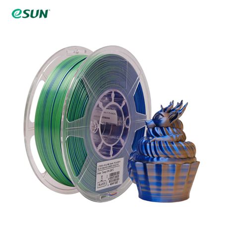 Esun Tri Color Epla Silk Mystic Mm D Filament Kg Three Colors