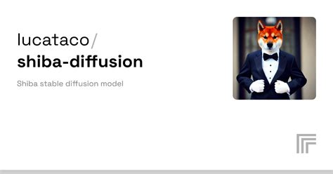 Lucataco Shiba Diffusion Run With An Api On Replicate