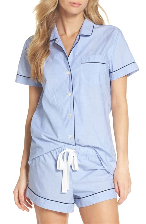 J Crew Tipped Short Pajamas Nordstrom