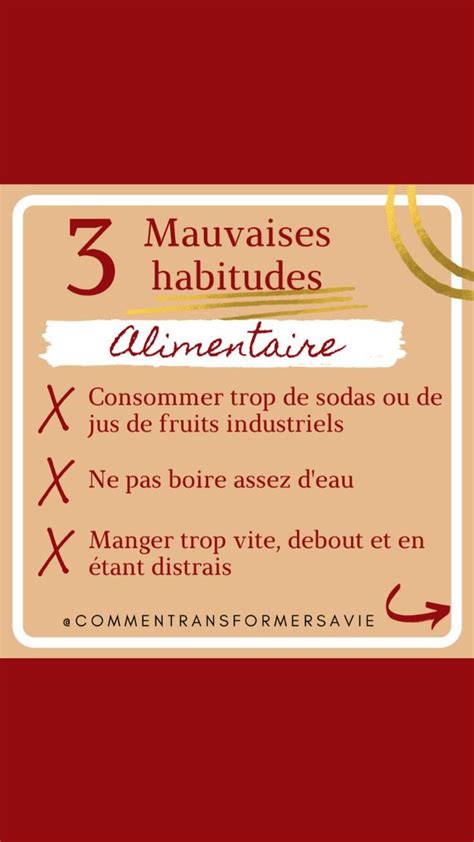 Mauvaises habitudes alimentaires à bannir Clean eating tips Clean