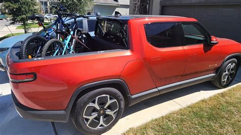 Rivian R1T In Canyon Red Rivian Color Up Close YouTube