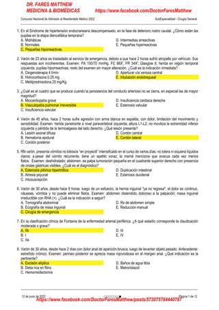 Cirugía General resumenes para el residentado medico PDF