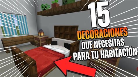 Top Decoraciones Que Necesitas Para Tu Habitaci N En Minecraft Delta