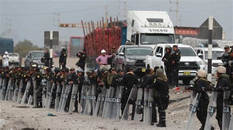 Protestas En Perú Desbloqueo De Carreteras Y Movilizaciones Lima