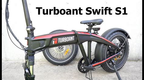 Turboant Swift S1 Folding Fat Tire Electric Bike Unboxing Assembly