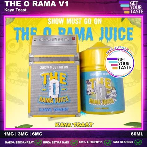 Jual Liquid The O Rama Juice V Kaya Toast Ml By Poda X Fatriio